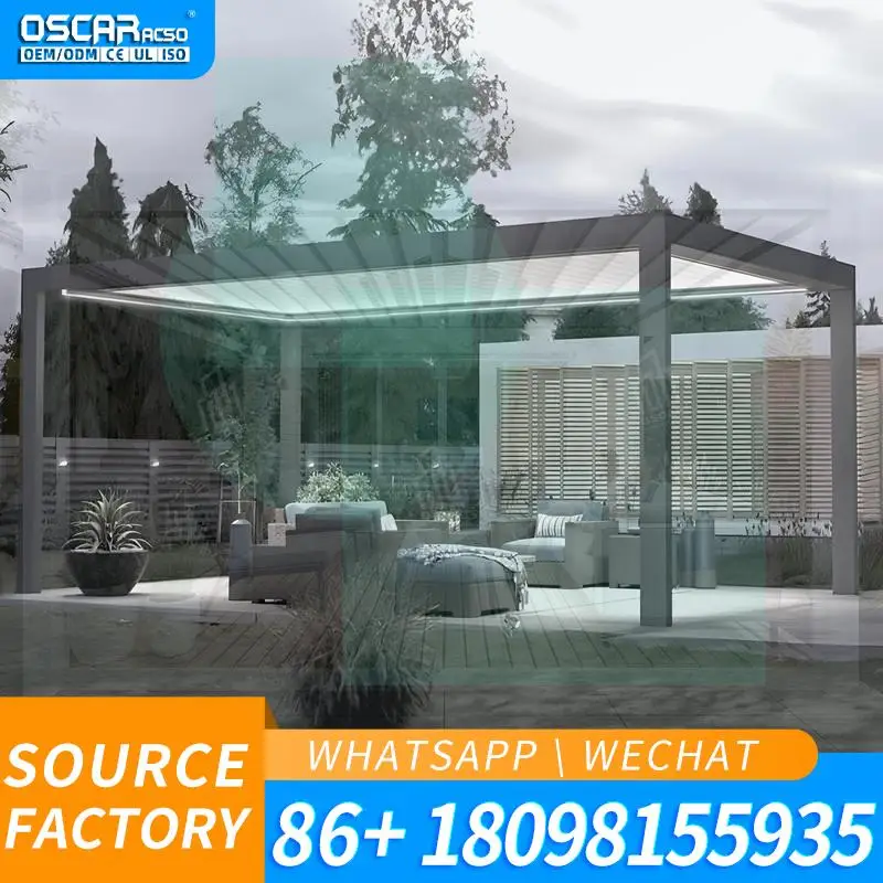 Fixed Roof Aluminum Pergola for Balconies Lightweight No Drilling Required Weather Resistant Patio Deck Backyard Garden Outdoor
