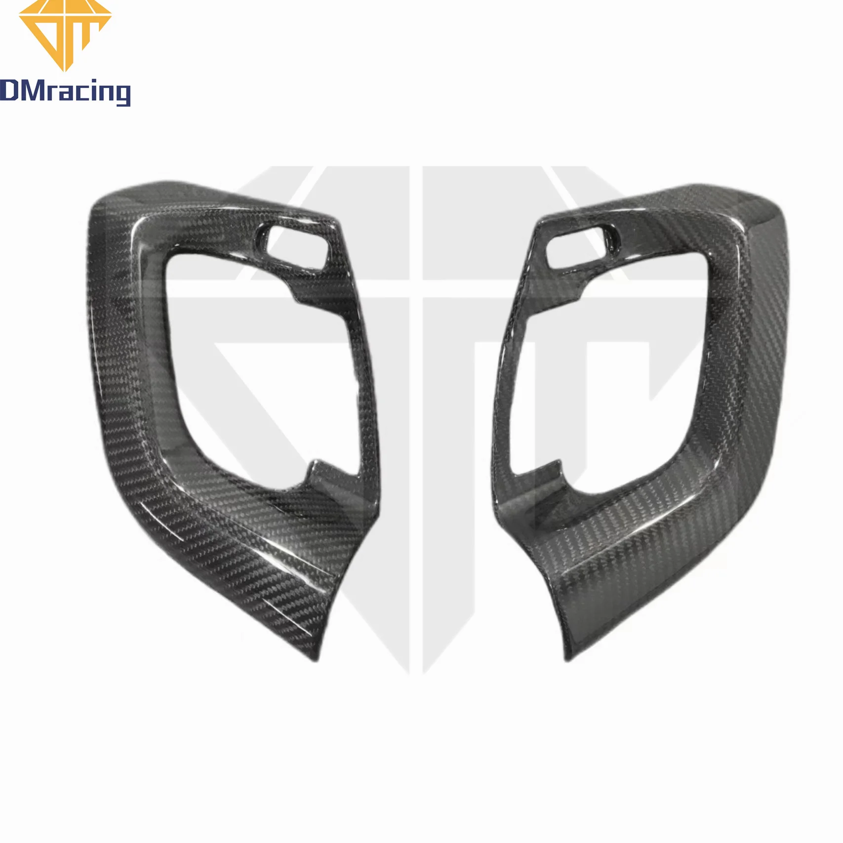 DRY CARBON FIBER INTERIORS DOOR HANDLE (4PCS) for LAMBORGHINI GALLARDO LP550 LP560 LP570 2008-2014
