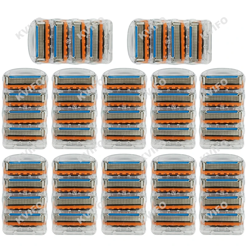 NEW 5-layer Men's Razor Power Shaving Shaver Male Face Beard Hair Trimmer 5 Layer Blades Replacement Refills