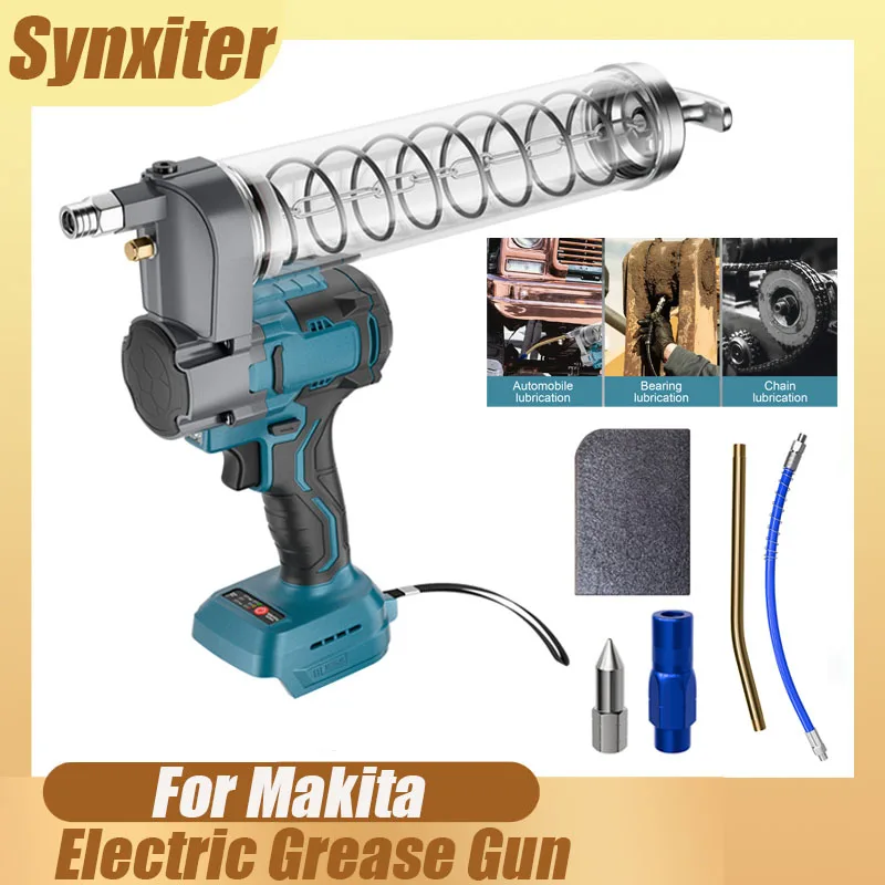 Brushless Electric Grease Gun For Makita 18V Battery Oil Injector Fat Machine Tools For Automobile Bearing Chain lubrication