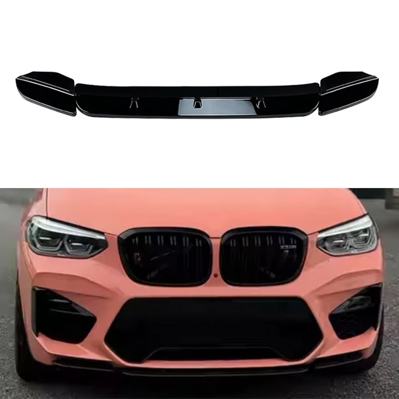 

Front Bumper Lip Spoiler For BMW X3M X4M F97 F98 2019-2021 Front Bumper Protector Lower Blade Splitter Car Styling