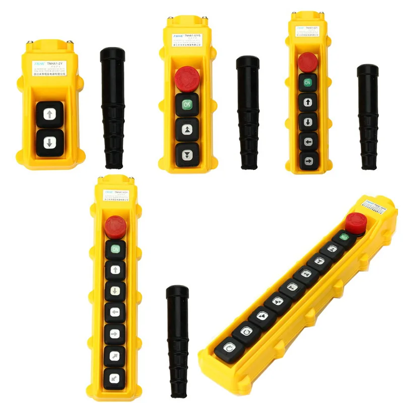 

TNHA1-61Y 61YS Rainproof Handle Hoist Button 62Y 63Y 64Y Crane Control Trolley Lifting Single Speed/Double Speed