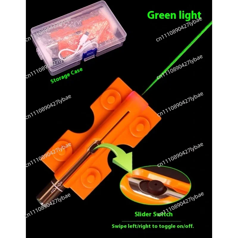 Light Reflection/Refraction Magnetic Laser Pen Parallel Light Source Demonstration Tool Rechargeable Physics Teaching Tool