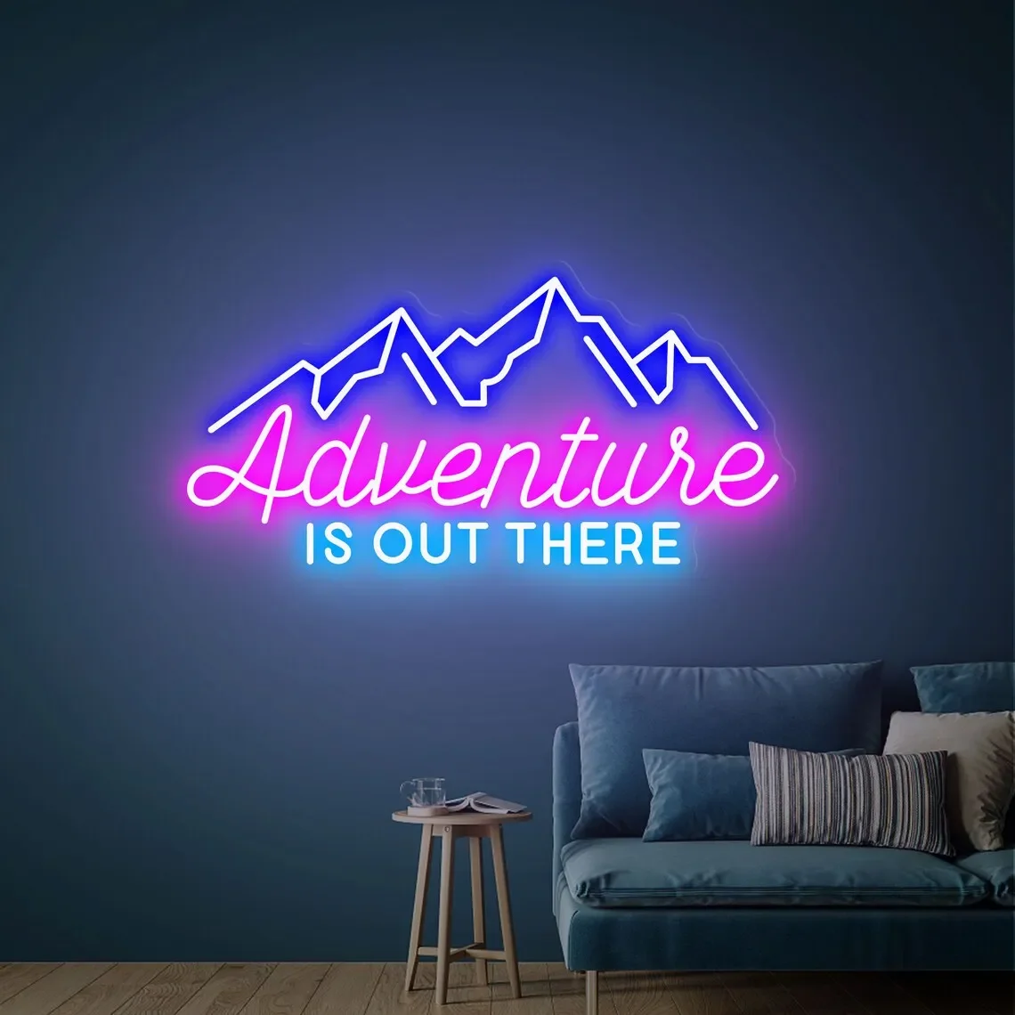 

Adventure Is Out There Neon Sign Custom Neon Sign Pink Room Decor Enseigne Lumineuse Bar Room Decor Neon Signs for Room Wall