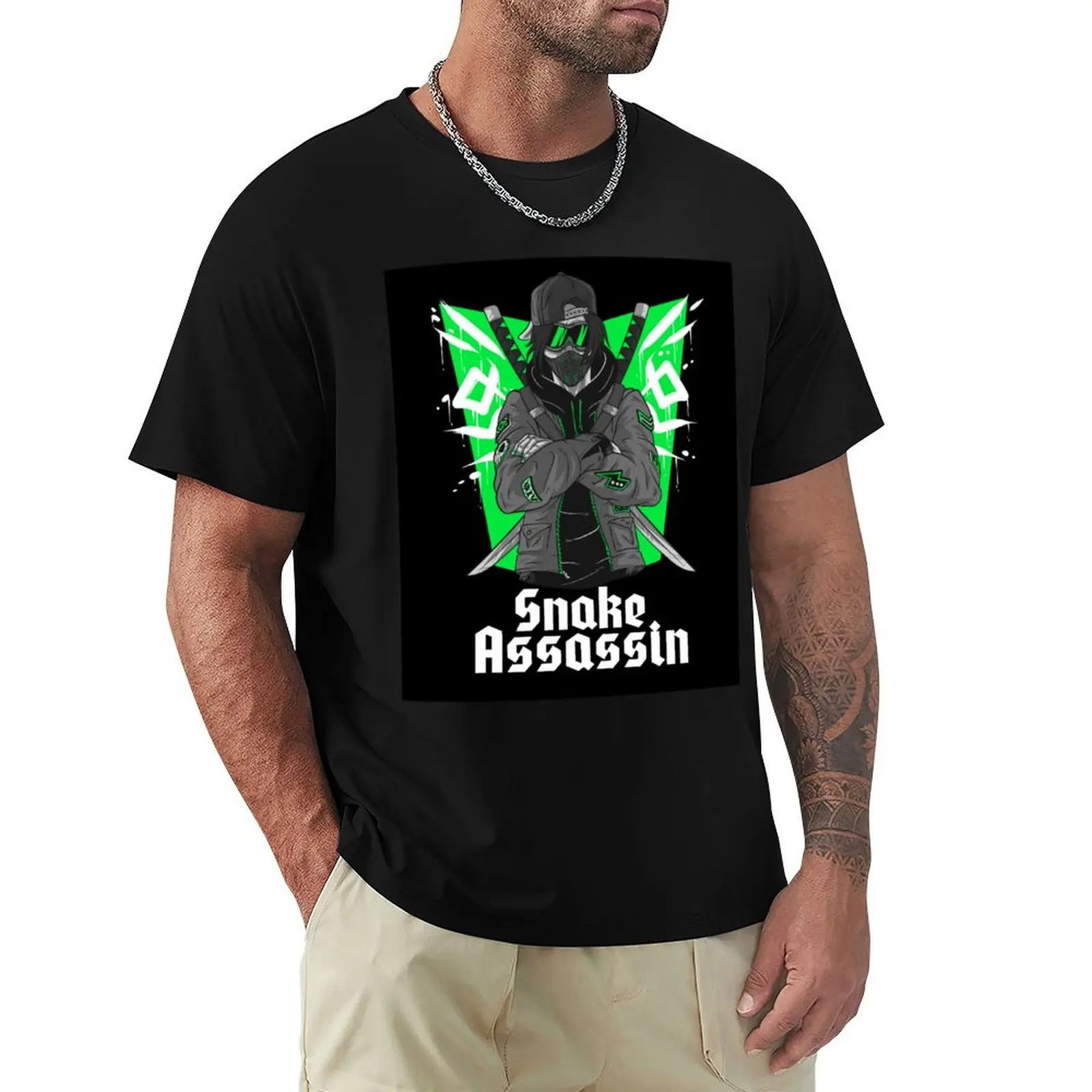 Snake Assassin T-Shirt Stretch Fabric Comfort T-Shirt