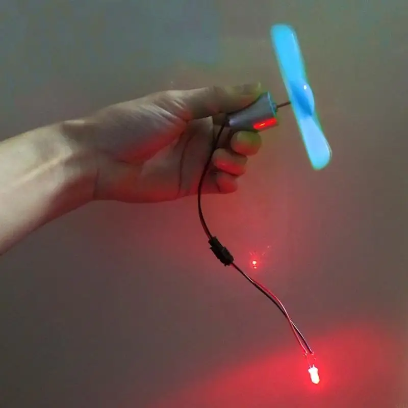 G8TA 6-9 В ветер для турбинного микродвигателя/мини-синего листового весла/диодов/кабелей 60 мм