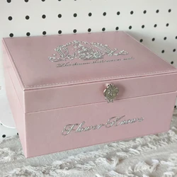 Flowers Know Anniversary Makeup Box Pink Purple Blue Cosmetics Box