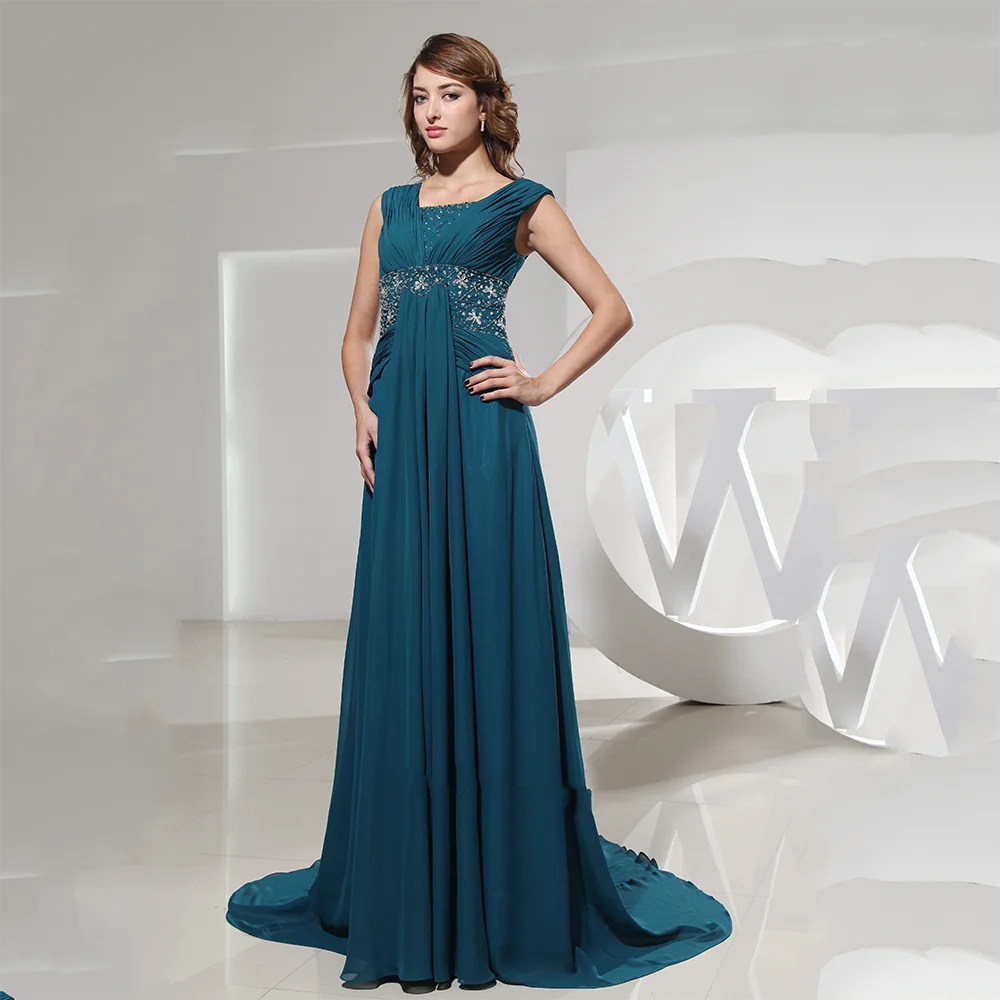 

Индивидуальные платья для мам невесты с квадратным вырезом без рукавов, украшенные кристаллами, плиссированные, А-силуэта, длиной в пол.