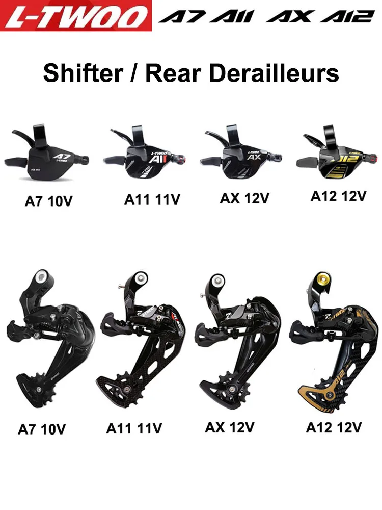 AliExpress NONE LTWOO 9V 10V 11V 12 Speed Derailleurs Trigger Groupset A5 A7 AX AT11 AT12 Shifter 1X9S 1x10S Switches Compatible SRAM