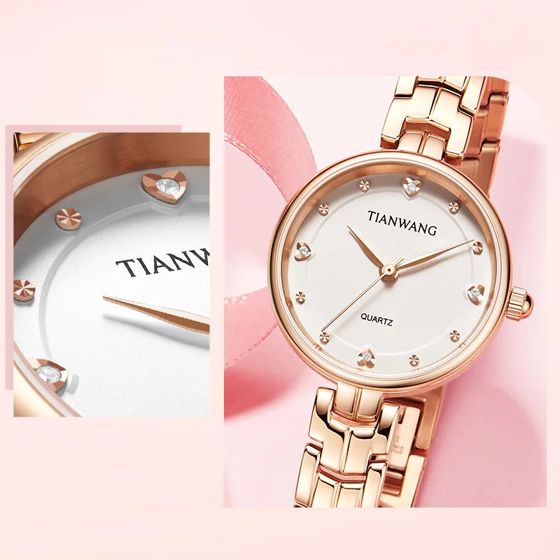 TIAN WANG Watches For Women Fashion Quartz Wristwatches Modern Ladies Wristwatches High-end Stainless Steel Gifts For Women