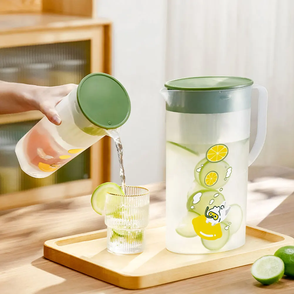 

Jug Large Capacity Food Safe Plastic Pitcher for Picnic BBQ Party Pool Beverage Container Scented Tea Teapot Kitchen