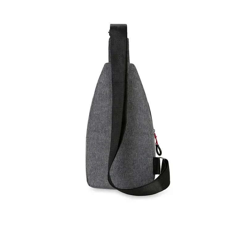 Bolsa tiracolo de um ombro para homens, bolsa peito de grande capacidade, moda esporte ao ar livre e lazer, grande capacidade