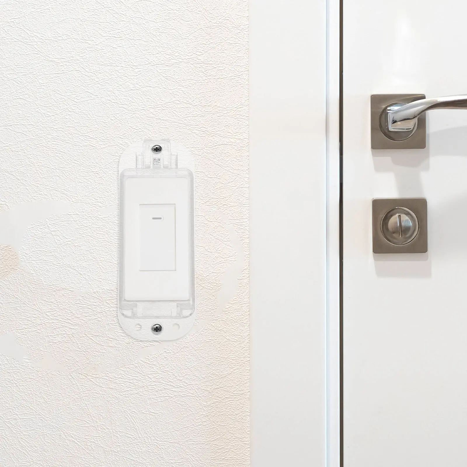 2Pcs Wall Switch Guard Cover Transparent Plastic Protective Plate Proof Safety Light Toggle Switch Protector Waterproof