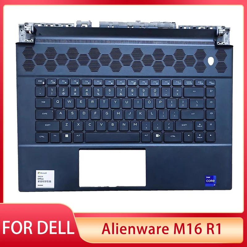 NEW For DELL Alienware M16 R1 US Laptop Keyboard With Palmrest Upper Case 0NC97W