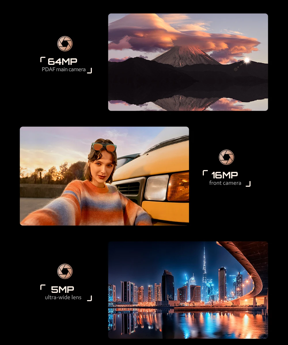 Cubot P90 Smartphone Helio G100 Octa-core 24GB+256GB 6.88Inch 120Hz Display 5100mAh Battery 64MP Camera Android 15 CellPhone NFC