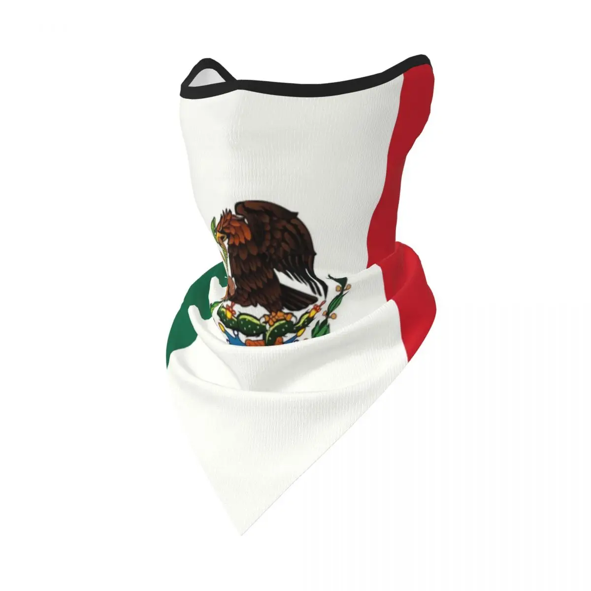 Mexico Flag Neck Gaiter Men Women Windproof Winter Bandana Scarf for Ski