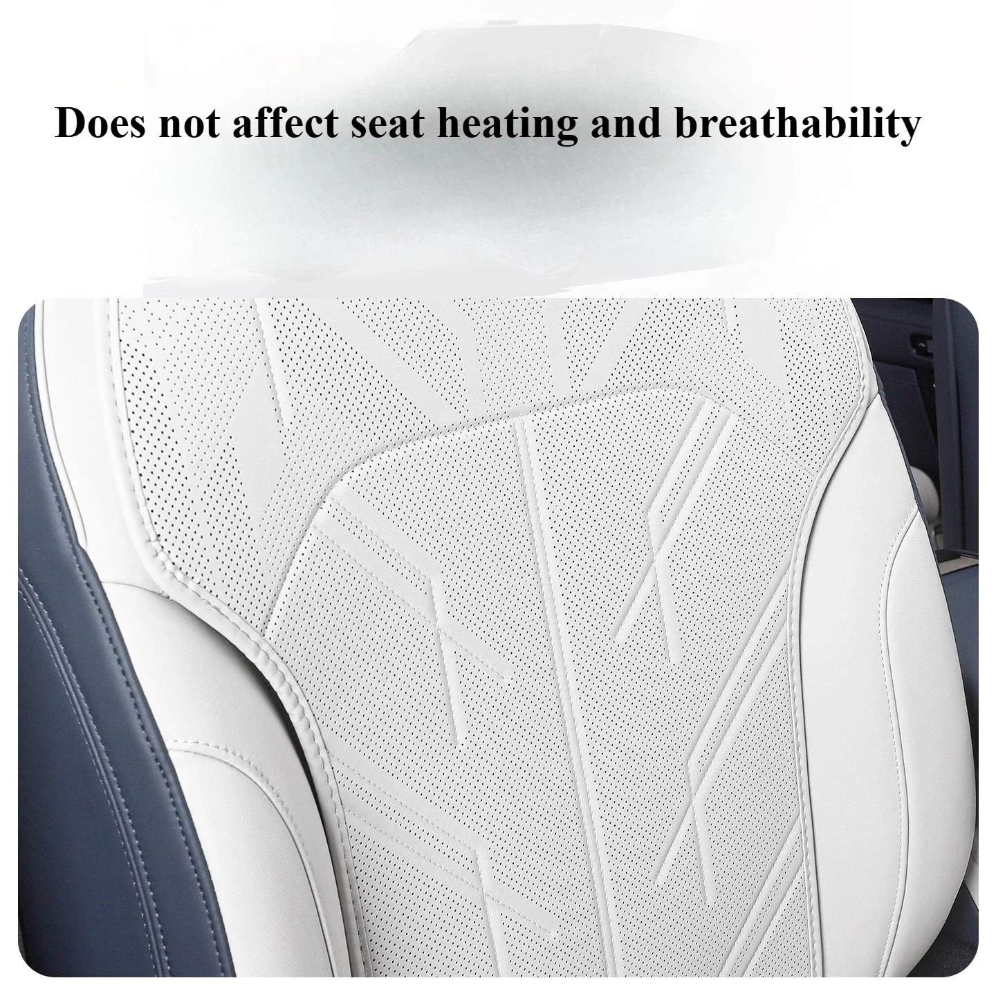 For Zeekr 9X 2025 2026 Car Seat Covers Breathable Full Car Three Rows Seat Cushion Four-Season Leather Seat Protector Accessorie