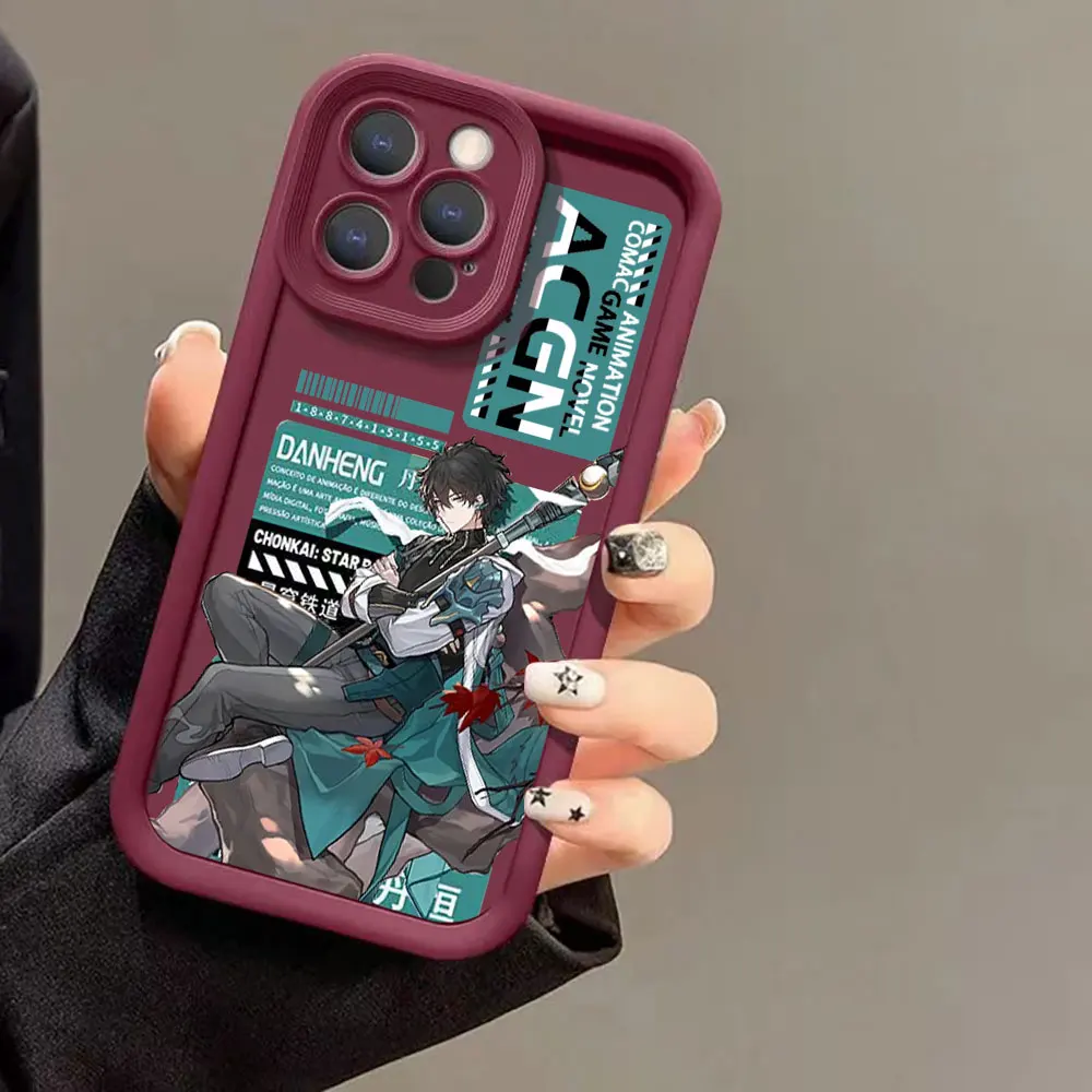 Game Honkai Star Rail Phone Case For Redmi Note 13 12 12S 11 11T 11S 10 9 9S 8 Pro Plus 7 A1 A2 4G 5G Ladder Silicone Cover Case