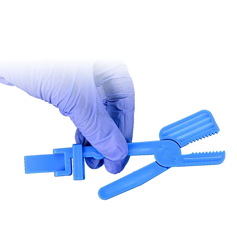 5pcs Dental X-Ray Film Plastic Snap Radiograph Holder Clip High Quality Dental Equipment Tools Dentistry Lab Consumables Blue