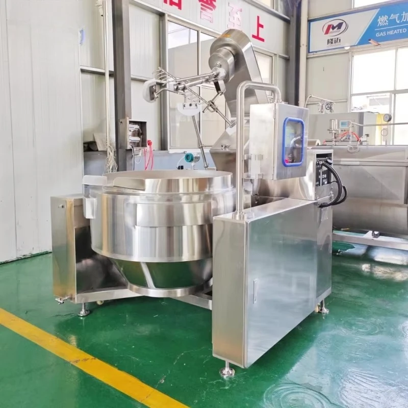 100L-1200L High Temp Steam Pressure Jacketed Kettle – Commercial Industrial Cooker for Bone Soup, Beans & Broth 304 SS