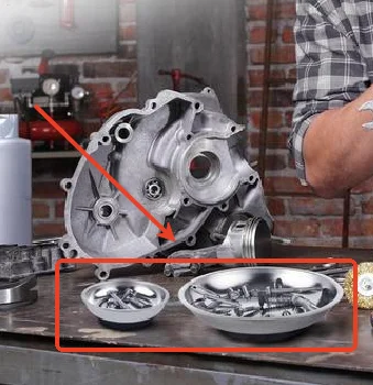 

Magnet Bowl Parts Tray Magnetic Dish Screw Bowl Stainless Steel Magnetic Bolt Holder Tray For Auto Repair Tools Organizer