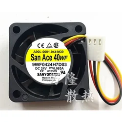 New Cooling Fan For SanAce40WF 9WF0424H7D03 A90L-0001-0441 # 39 24V For FANUC Fan 40*40*15MM