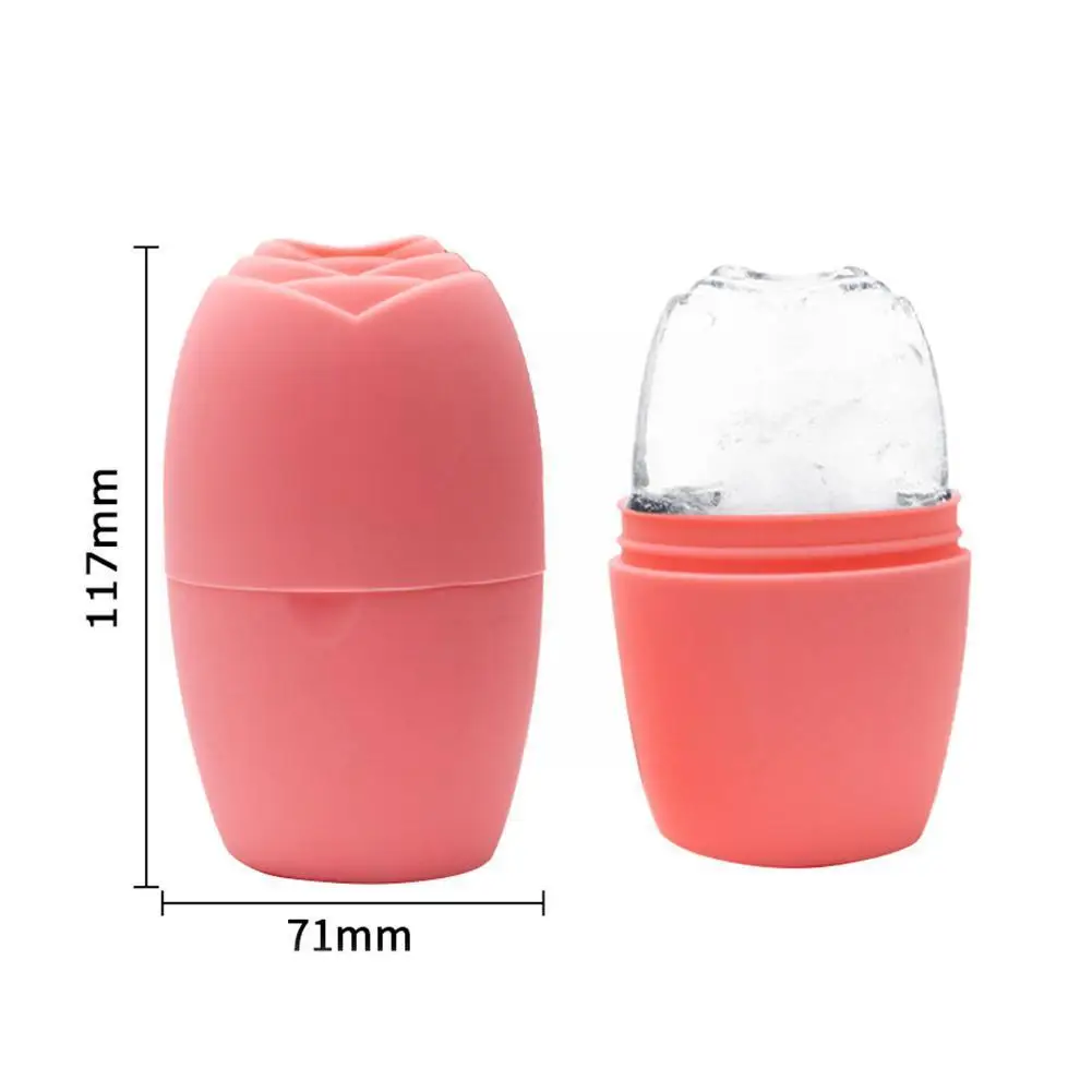 Silicone Ice Cube Massager Face Ice Roller Mold Reusable Care Facial Acne Reduce Care Skin Tool Contouring Lifting Face Bea P1G4