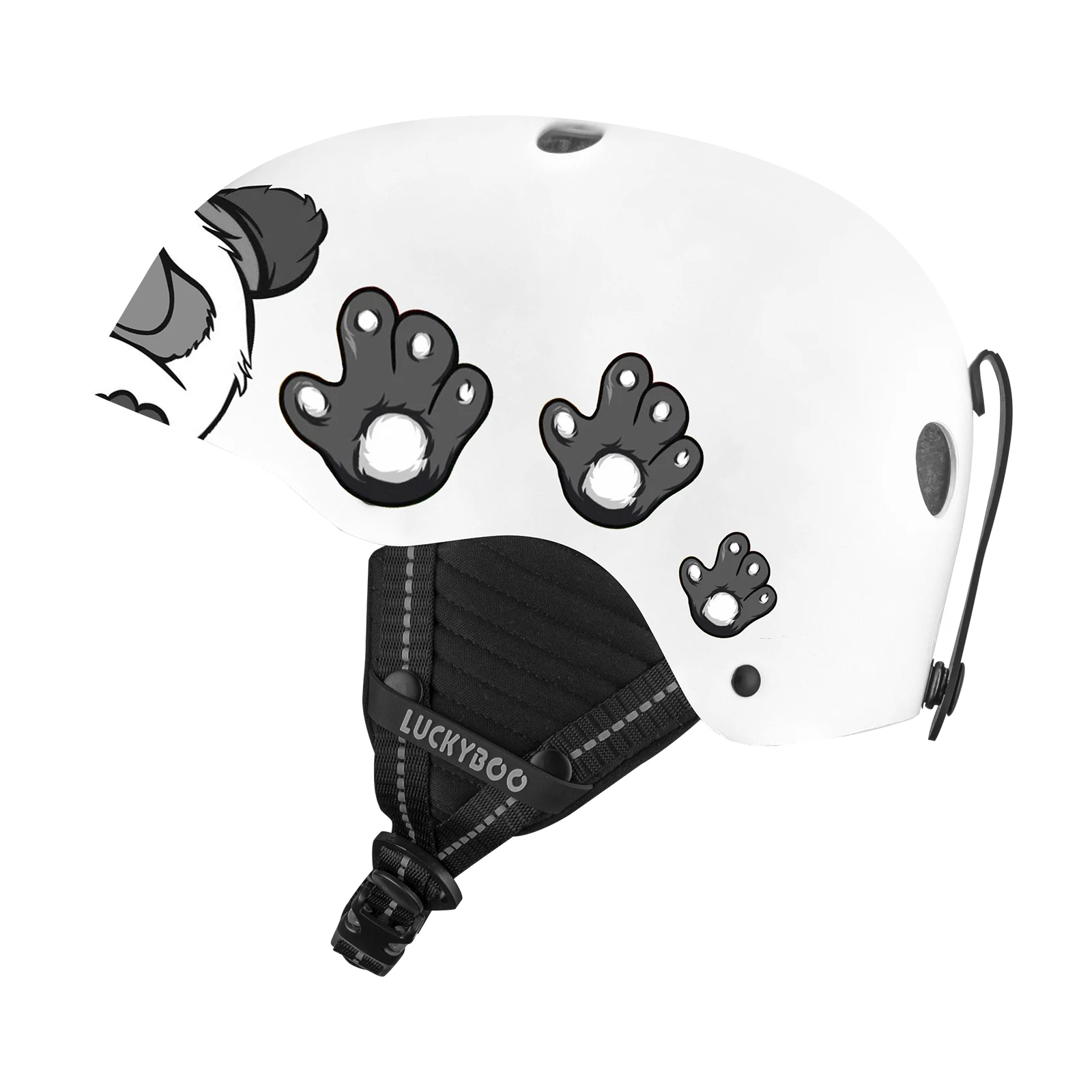 

LUCKYBOO L1 Kids Ski Helmet Animal Series Rabbit Panda Bee Ladybug CE Certified ABS EPS Warm Lightweight Adjustable