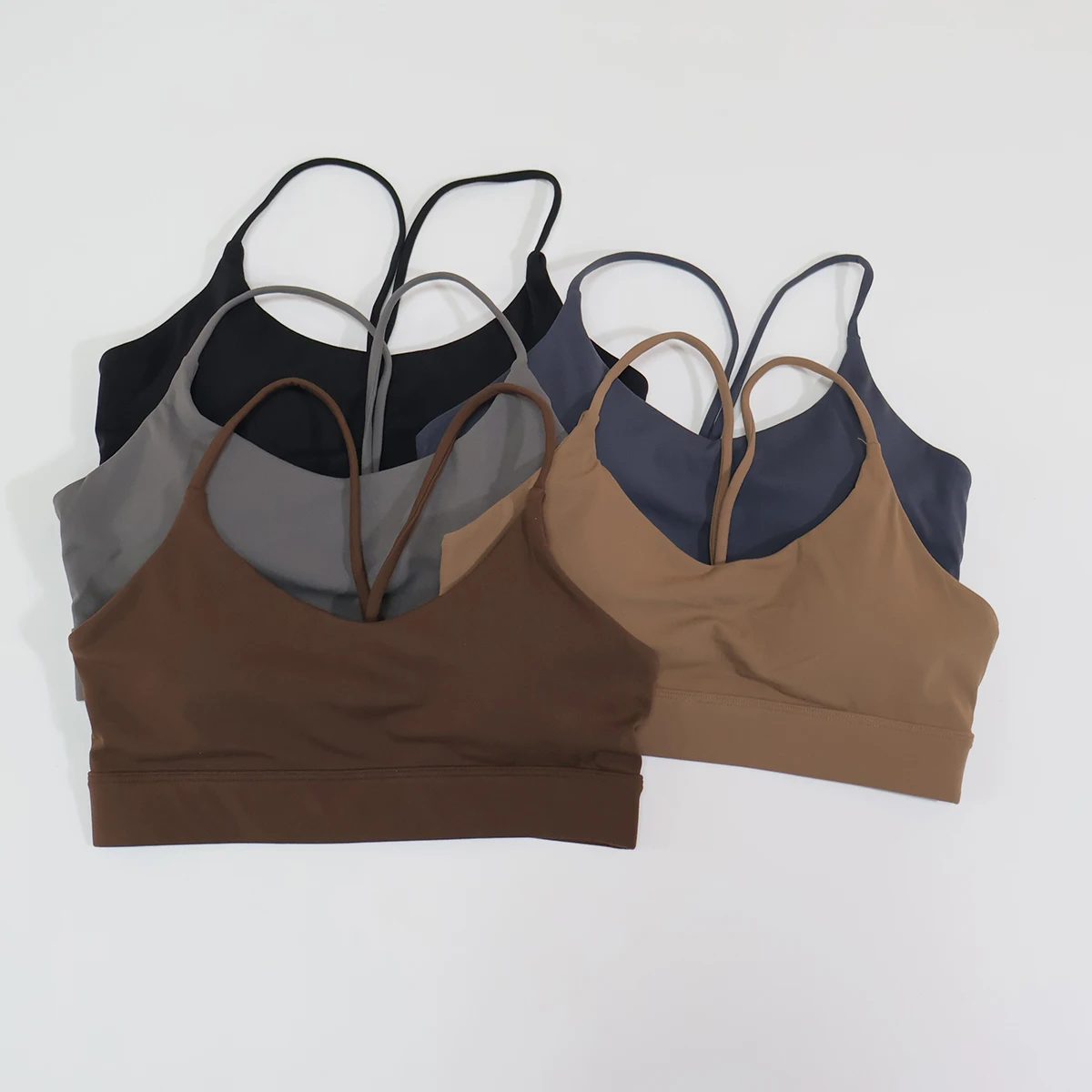 Ctenkevet Sommer Damen Cross-Back Yoga Sport-BH Schnelltrocknend Fitness Lauf-Top Enganliegende Unterwäsche für Aktive Frauen – Detail 20