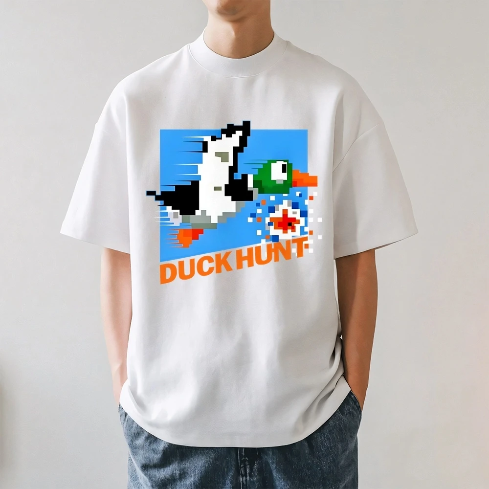Duck Hunt Japanese Style Classic Tee High-quality Streetwear Men's Clothing and Women's Clothing  2026 Summer New T Shirt