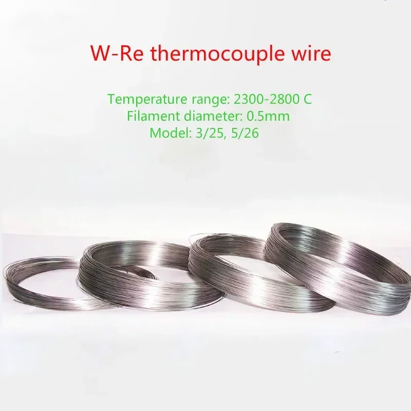 Tungsten Rhenium Wire Thermocouple Wire/research Specific ( Wre26/wre3 Wre25)