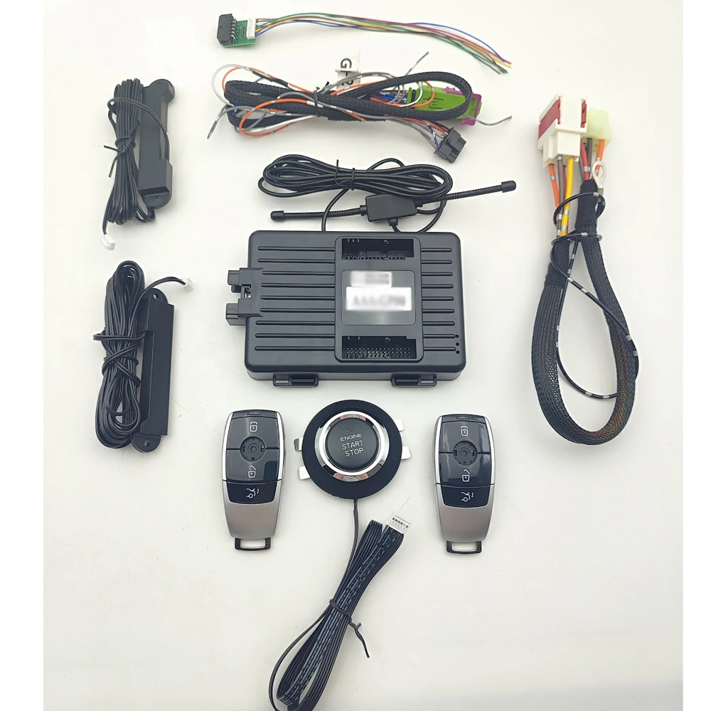 

Lower Trims Upgrade Push To Start System For Benz 2016-2019 Smart fortwo 453 Remote Start Auto PKE Keyless