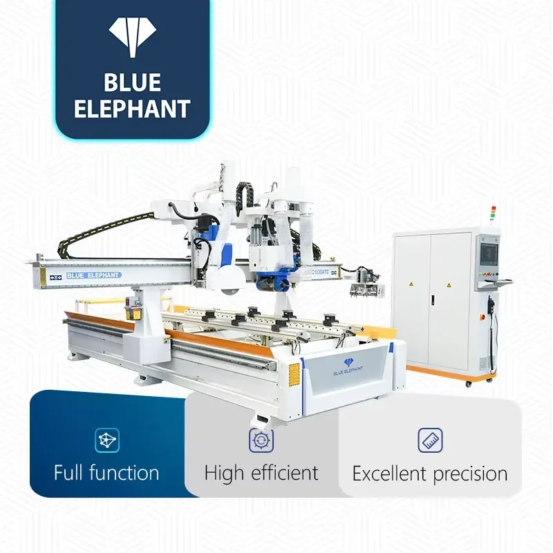 Fully Automatic Door Panel Processing Center Cabinet Door Drilling Machine for Hinge Opening and Closing Pages