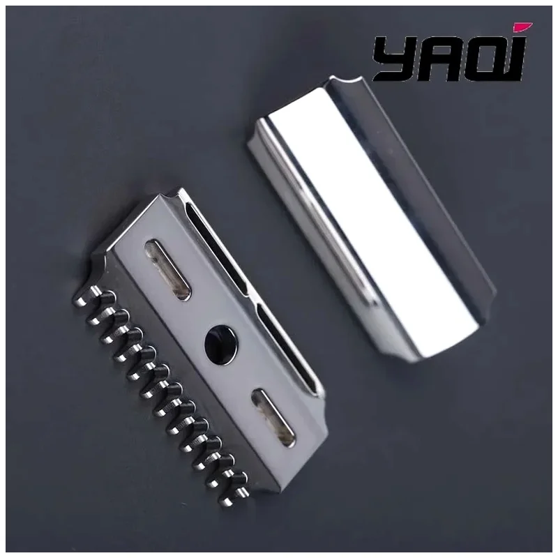 yaqi-vostok-90dc-rasoio-di-sicurezza-con-doppia-lama-finitura-lucida-distanza-tra-le-lame-di-09-mm-testina-in-acciaio-inossidabile-316-modello-2026