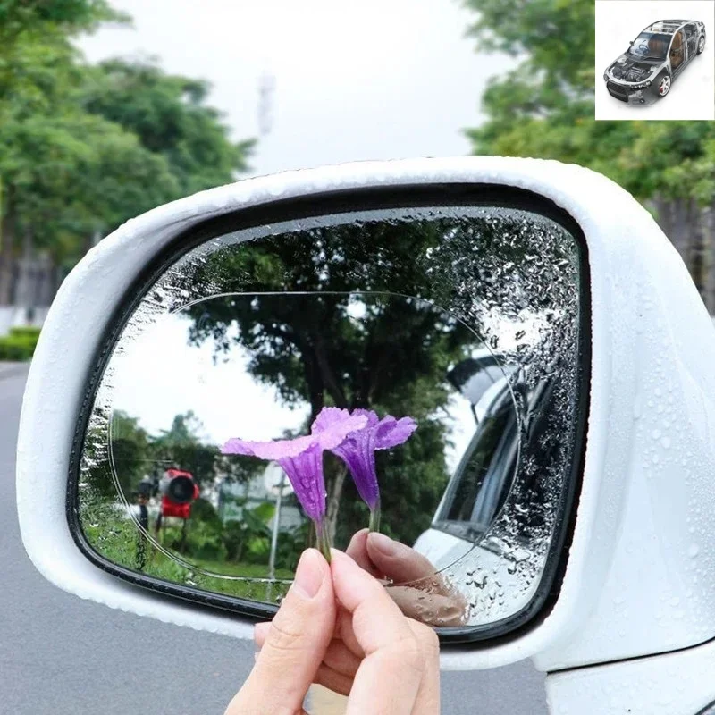 

2Pcs Car Rain Rearview Mirror Films Waterproof Anti-fog Car Mirror Rain for Geely coolray X6 emgrand Global Hawk GX7