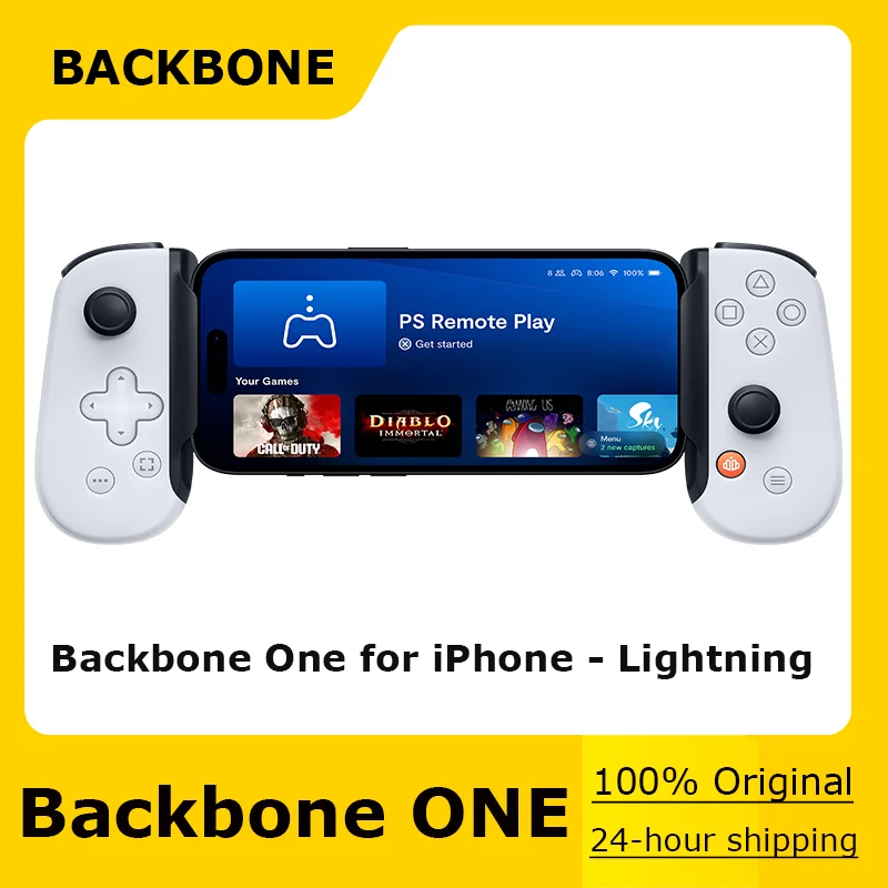 

Original Backbone One wireless controller for iPhone - Lightning (Not compatible with iPhone 15&16)