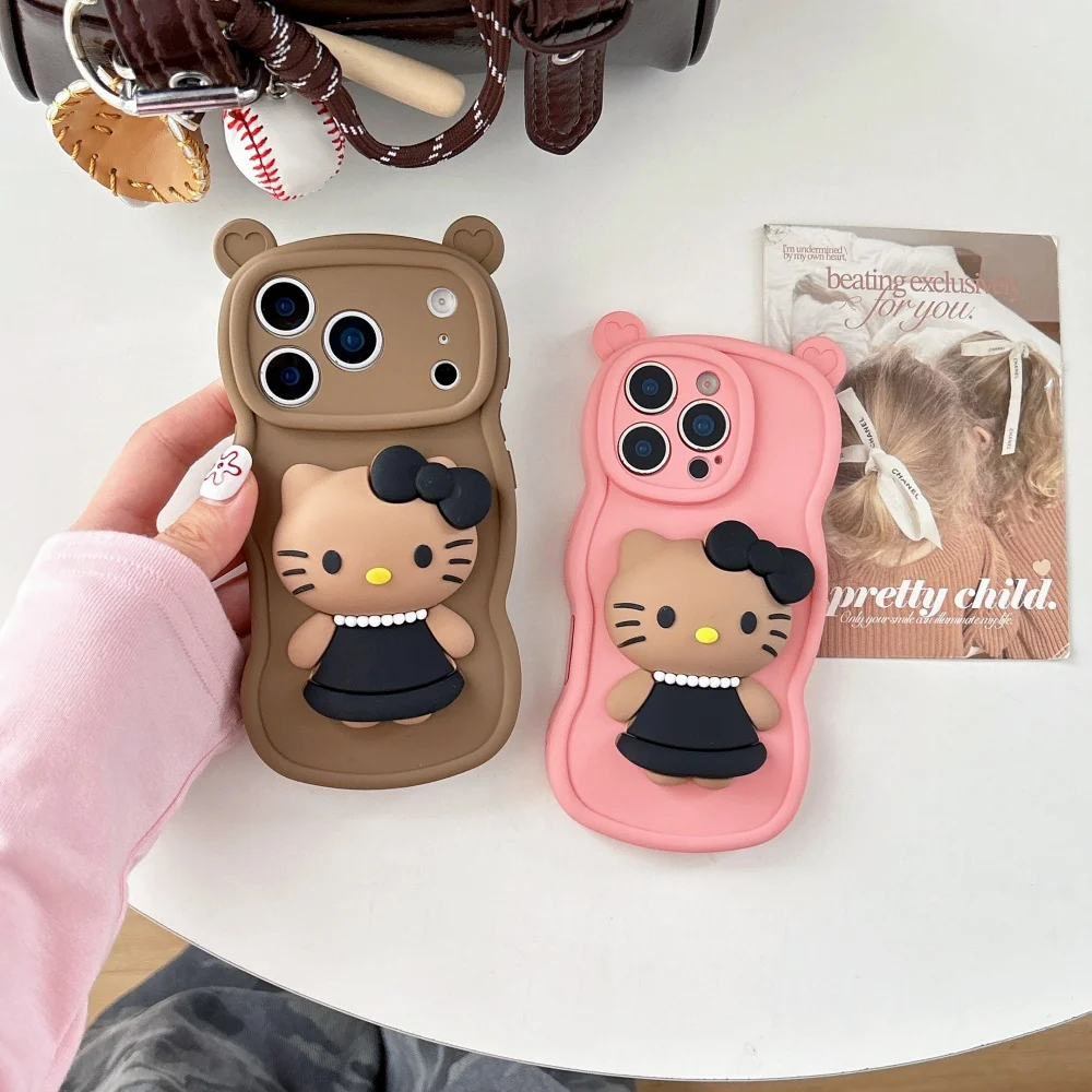 جديد لطيف IMD KT القلب الأذن كاندي متموجة غطاء من السيليكون آيفون 17 16 15 14 13 12 11 برو ماكس X XS ماكس حماية مصد للصدمات #1