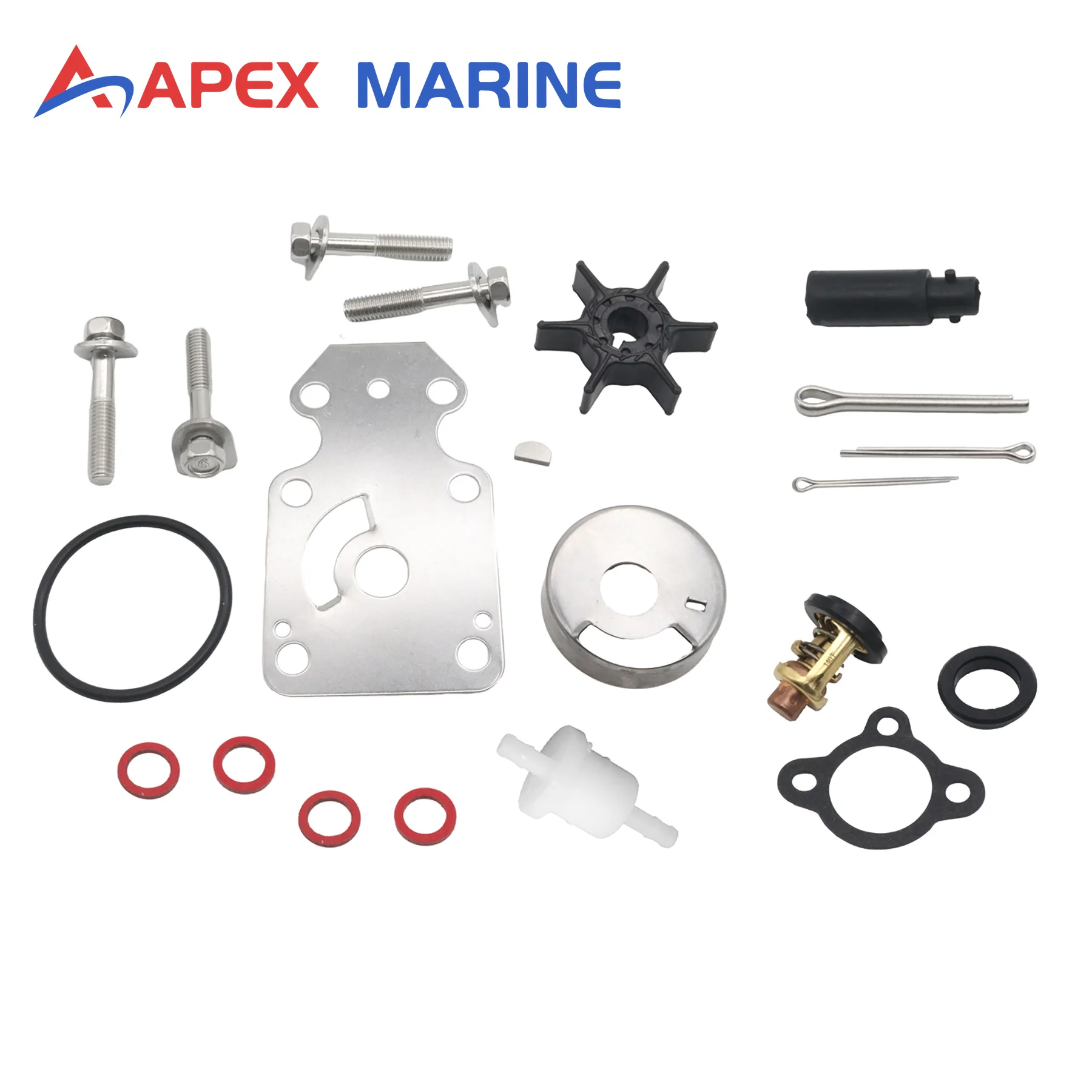 Maintenance Service Kit Fit for Yamaha 4 Stroke F6A F8C F8F F9.9F F9.9J Outboard Water Pump Rebuild 68T-W0078-00 68T-24251-00