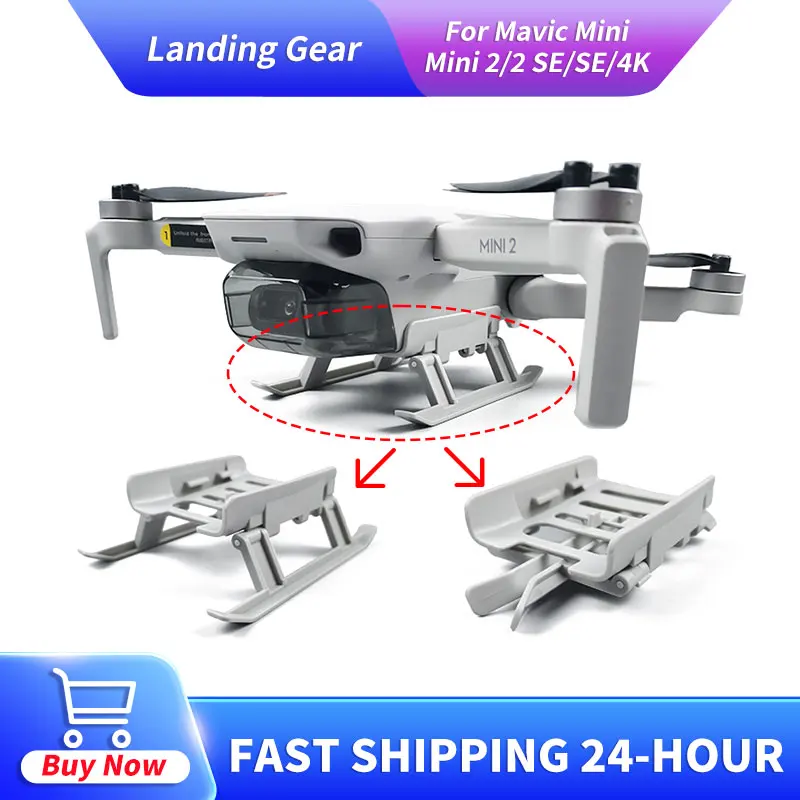 

Foldable Extended Landing Gear Heighten Stand Leg Anti-Slip Shockproof Support for Mini 2 2 SE SE Replacement Spare Parts