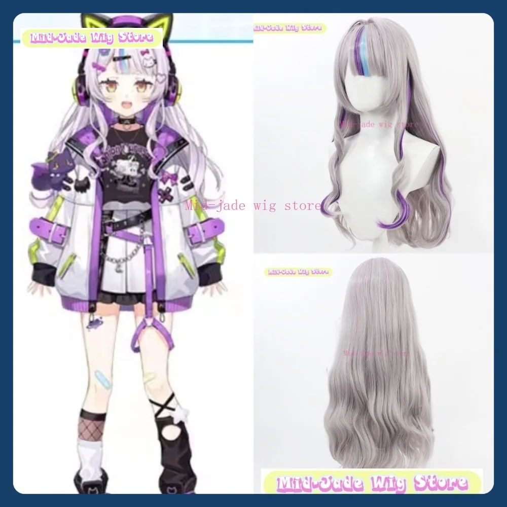 

Mid-jade Wig Store Hololive Sakura Miko Cosplay Wig Anime Game Role Playing Synthetic Hair Halloween Party