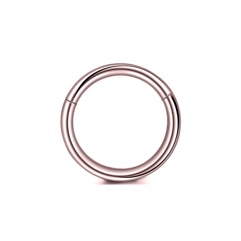 G23 Titanium Hinged Segment Rings for Piercing
