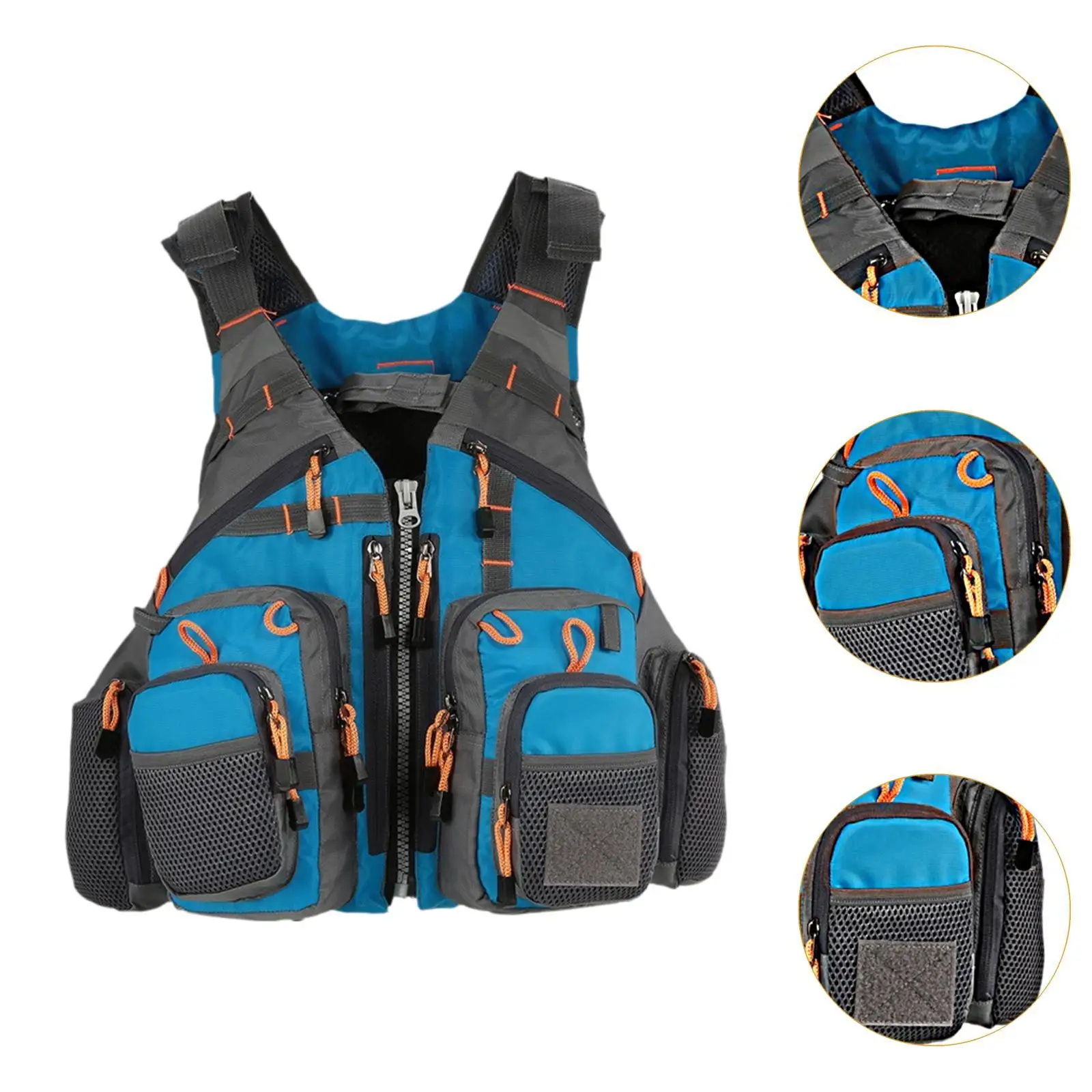 Fishing Vest Flotation Vest Practical Life Vest for Angling Outdoor Surfing