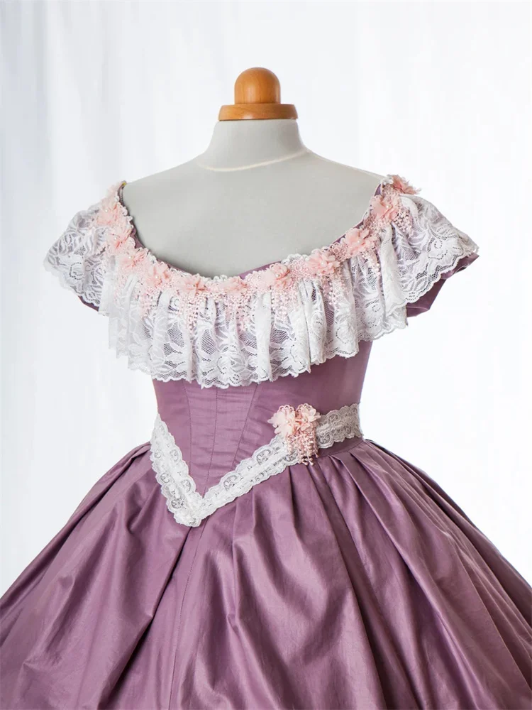 Историческое викторианское вечернее платье принцессы времен Гражданской войны, элегантное винтажное готическое бальное платье в стиле стимпанк, гражданская война, Южная Белль