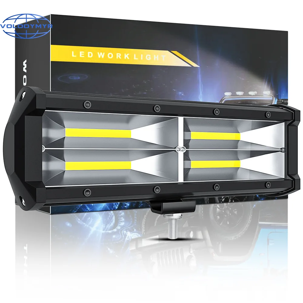 

Car Work Light Waterproof LED Offroad Spotlights Fog Lamp Diode Headlight SUV ATV Tractor Boat Trucks Excavator Light Bar 12/24V
