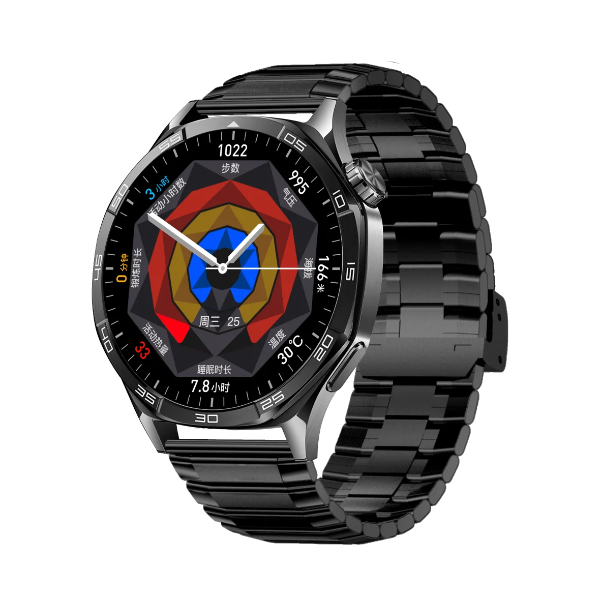 

NFC GPS 1,62 дюйма Спортивные Смарт-часы HDAMOLED Дисплей Банкомат Высотомер Барометр Компас Смарт-часы Корпус из цинкового сплава + нижняя оболочка IML