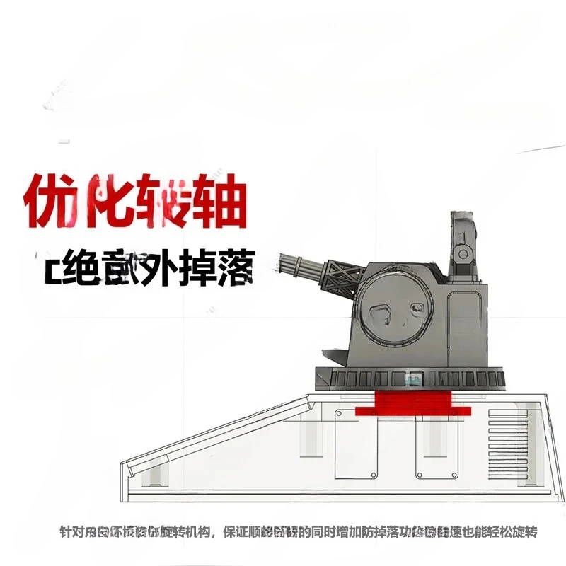 Solar Roof Model Ornament, 1130 Near Anti-gun Ornament, Waterproof, 360 ° Rotation, Roof Model 4