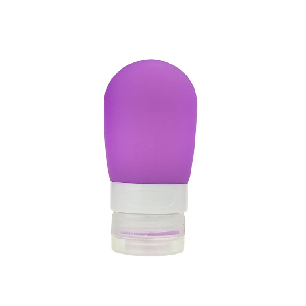 

Silicone Travel Bottles 60ml Mini Toiletries Containers Leakproof Portable Reusable Liquid Jars for Shampoo Gel