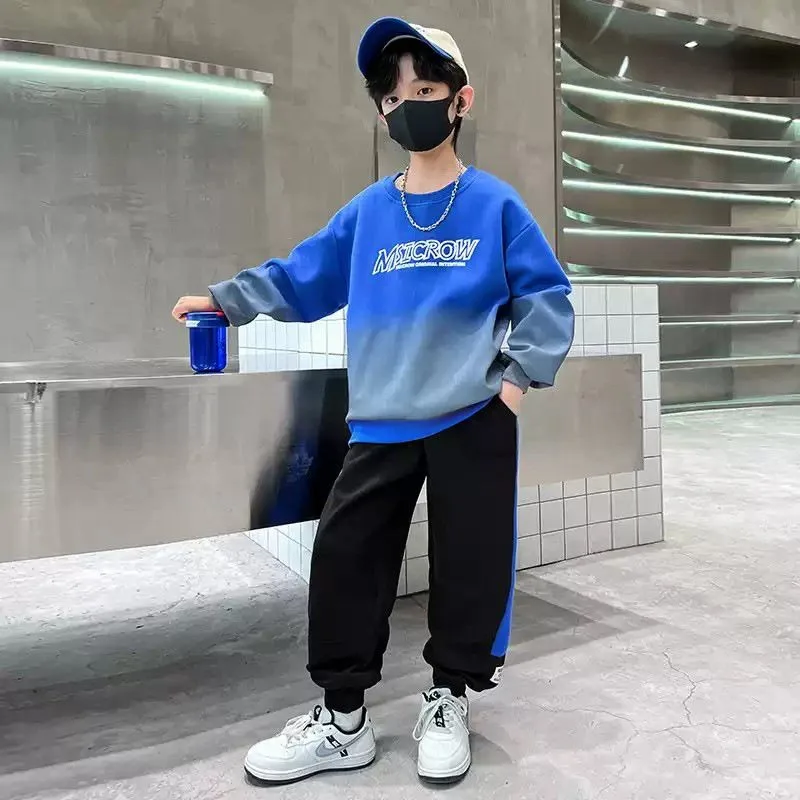 

Sweatshirt Set Casual Sportswear Two Piece Boys Outfit 3 Year Old Boy Clothes Korean Kids Outdoor Children Autumn Winter 2025