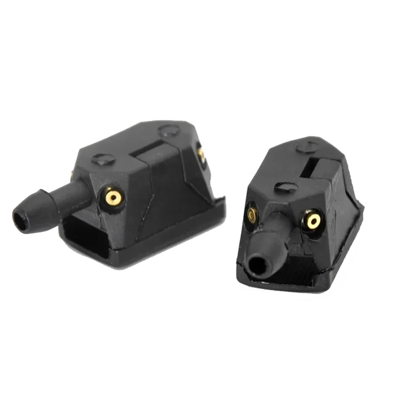 Lâmina de limpador ajustável do pára-brisa do carro, bocal de pulverização da arruela, atualização 4-Way instalada em 8mm, braço 9mm, acessórios do carro, 2pcs