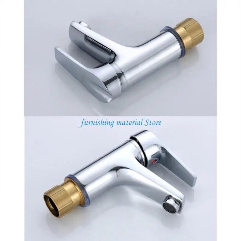 Y5GD Contemporary Bathroom Faucet Space Saving Designs with Outlet Height in Chromes